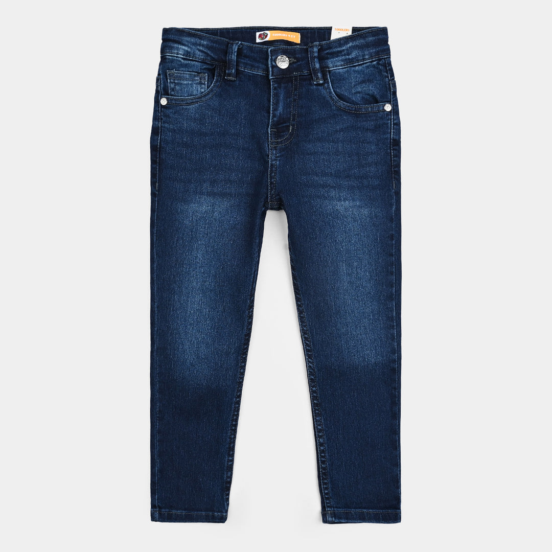 Boys Denim Stretch Pant Basic - Dark Blue