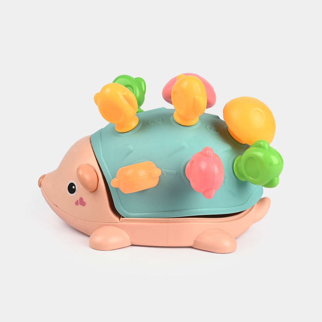 Baby Fine Motor Training Toy – Educational Hedgehog Peg Play