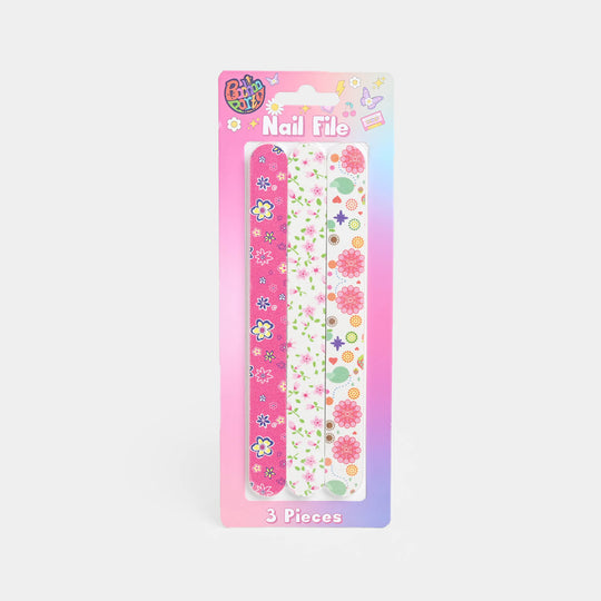 Nail File Set Pack of 3 - Assorted Designs