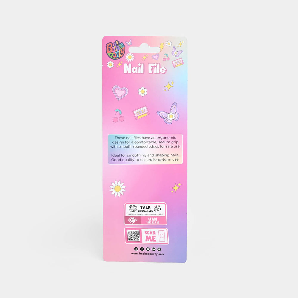 Nail File Set Pack of 3 - Assorted Designs