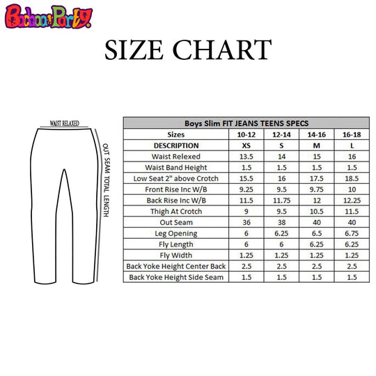 Teens Boys Pant Denim - LIGHT BLUE