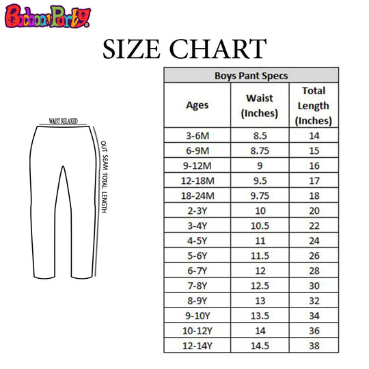Infant Boys Denim Pant Basic F-23-Ice Blue