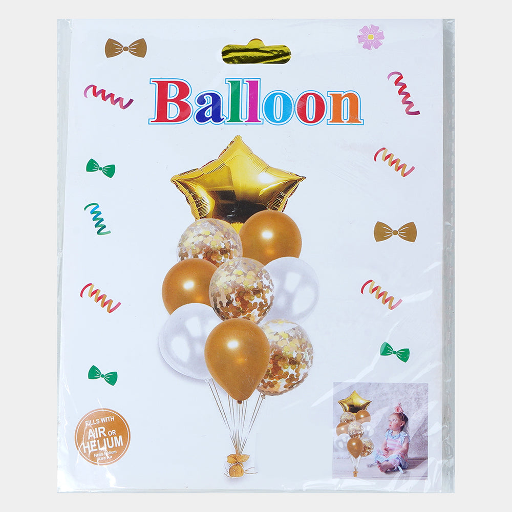 FOIL MIX BALLOON BIRTHDAY PARTY DECORATION 9PCS/PACK