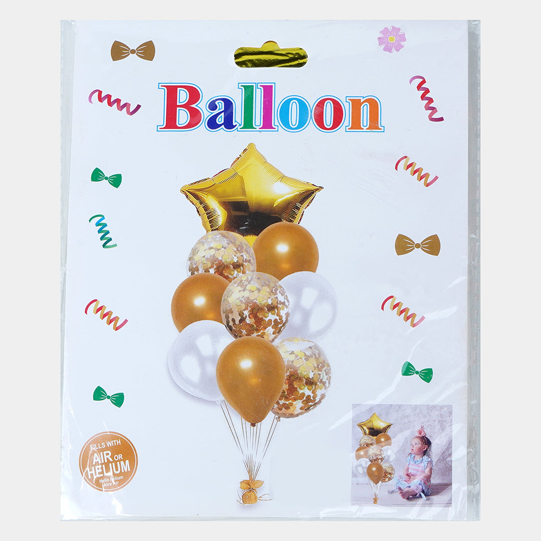FOIL MIX BALLOON BIRTHDAY PARTY DECORATION 9PCS/PACK