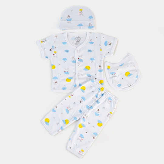Infant Baby Cotton Summer Suit 4PCs