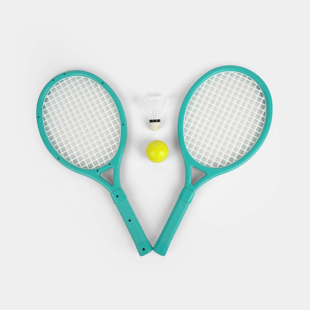 Kids' 2-in-1 Tennis & Badminton Racket Set