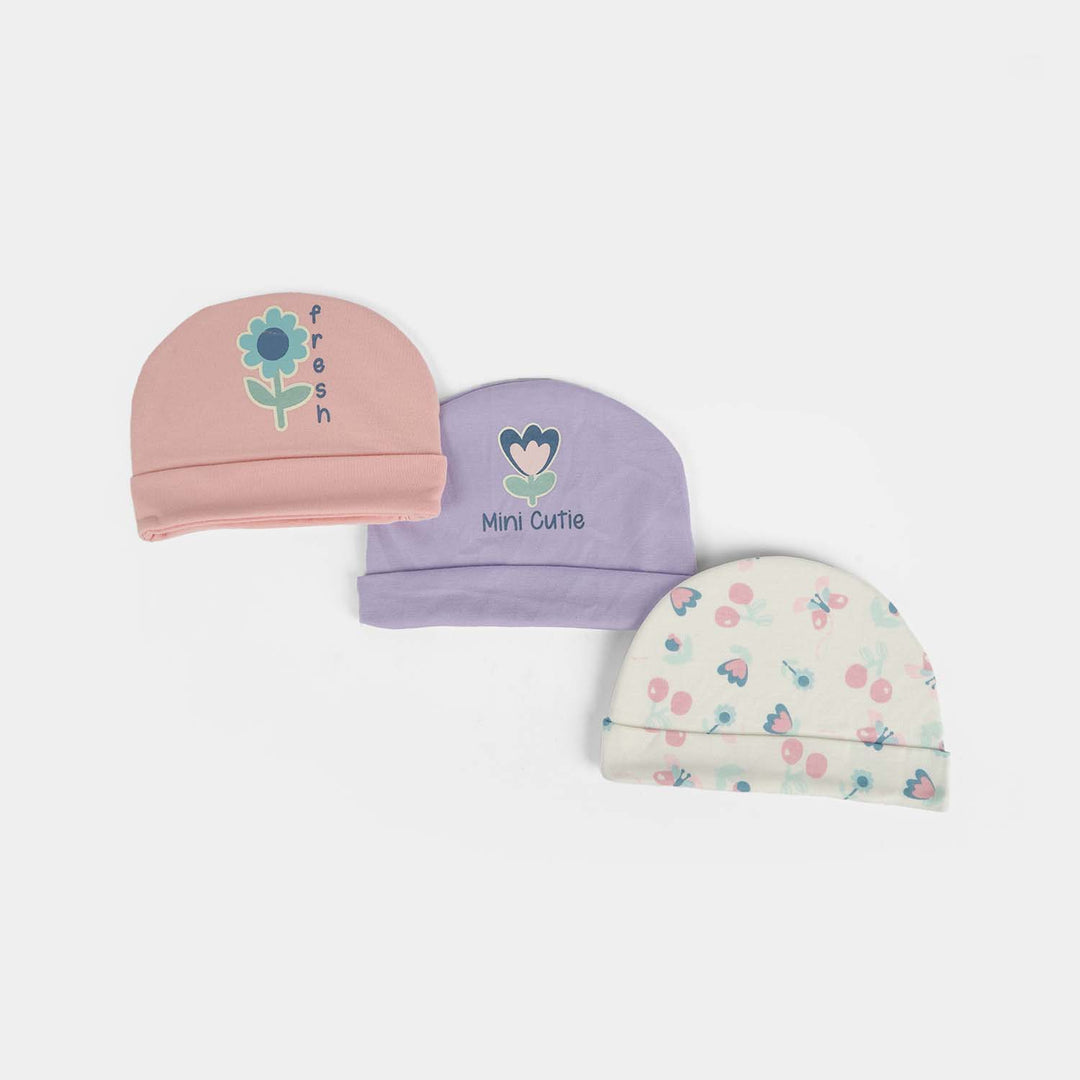 Pack OF 3 Baby Cap/Hat Set
