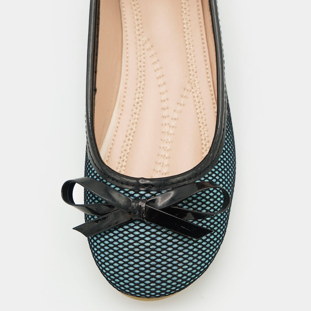 Girls Pumps 203-54-BLACK
