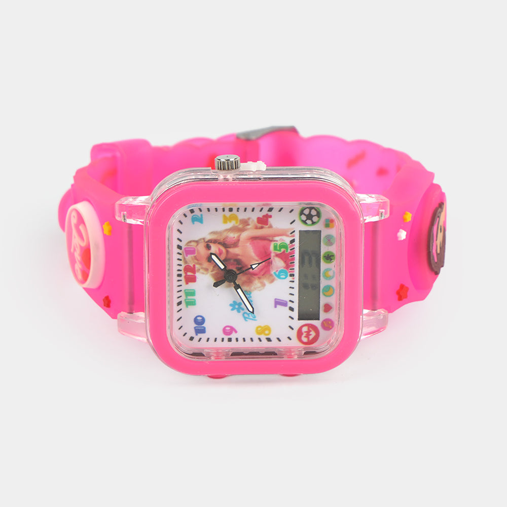 Children's Dual Analog-Digital Silicone Strap Wristwatch