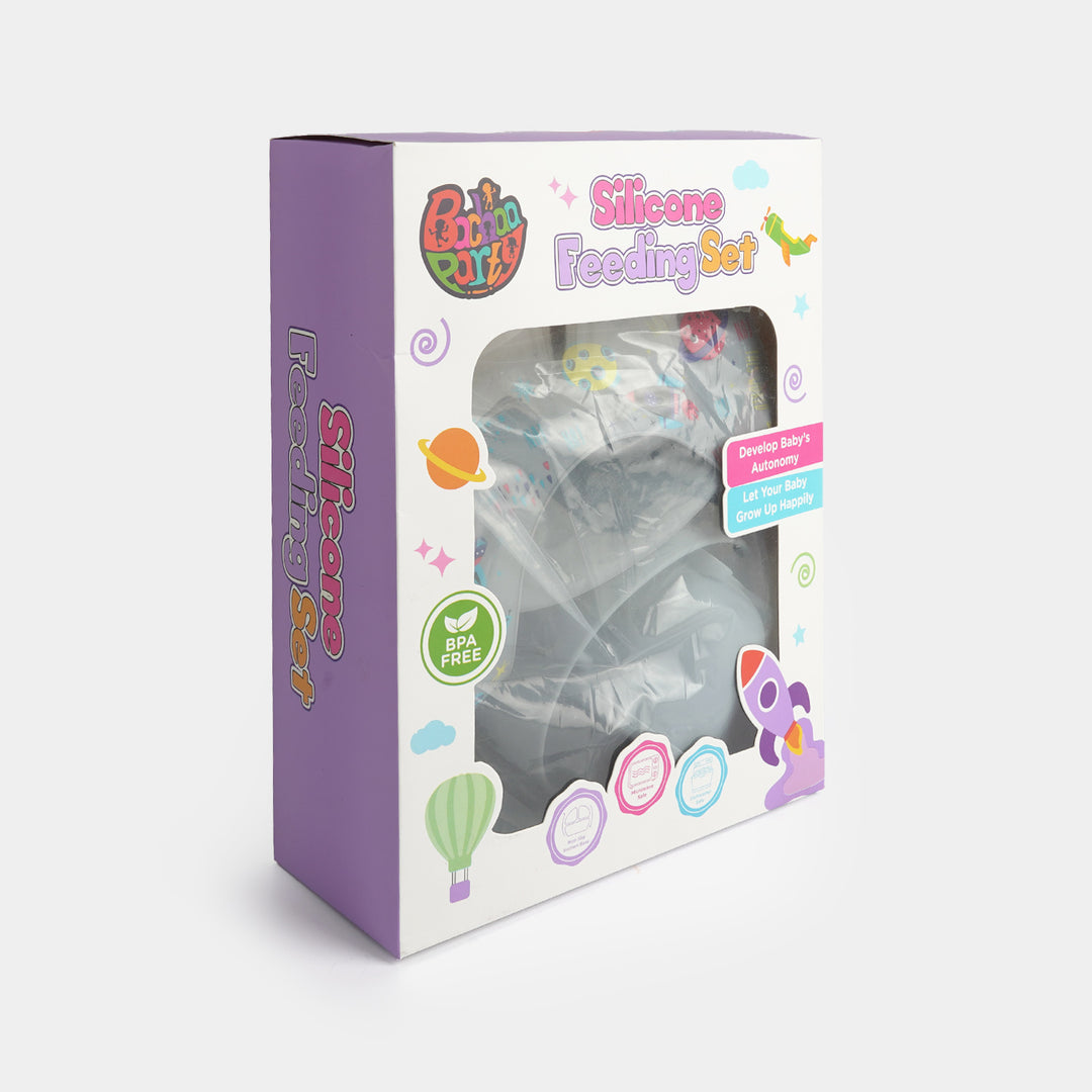 Silicone Baby Self-Feeding Set