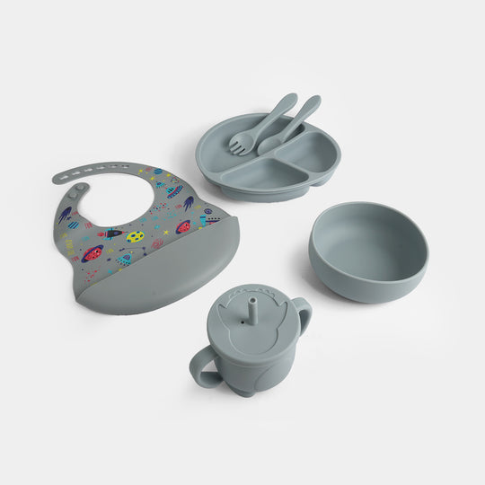 Silicone Baby Self-Feeding Set