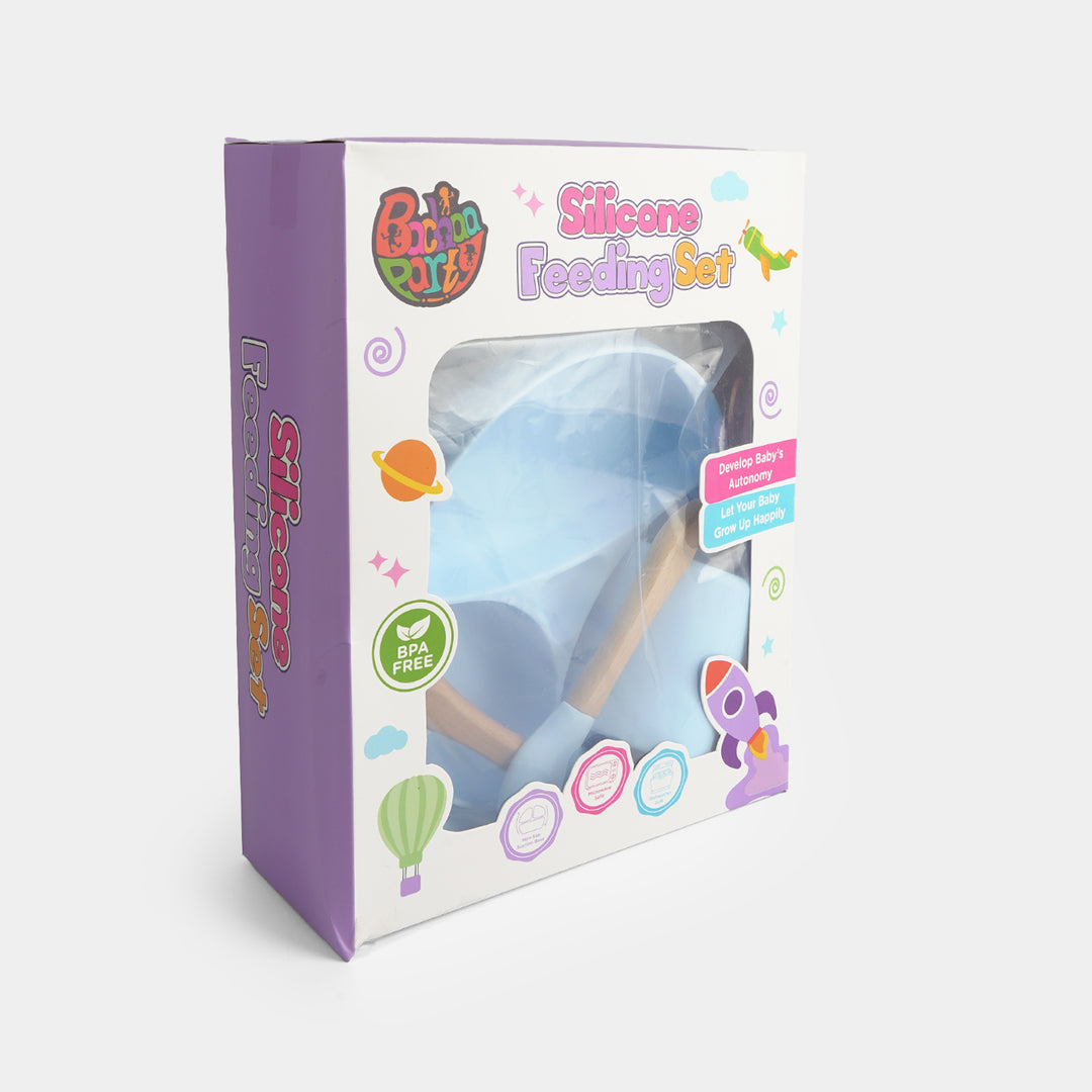 Silicone Baby Self-Feeding Set