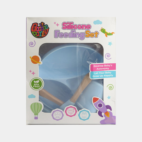 Silicone Baby Self-Feeding Set
