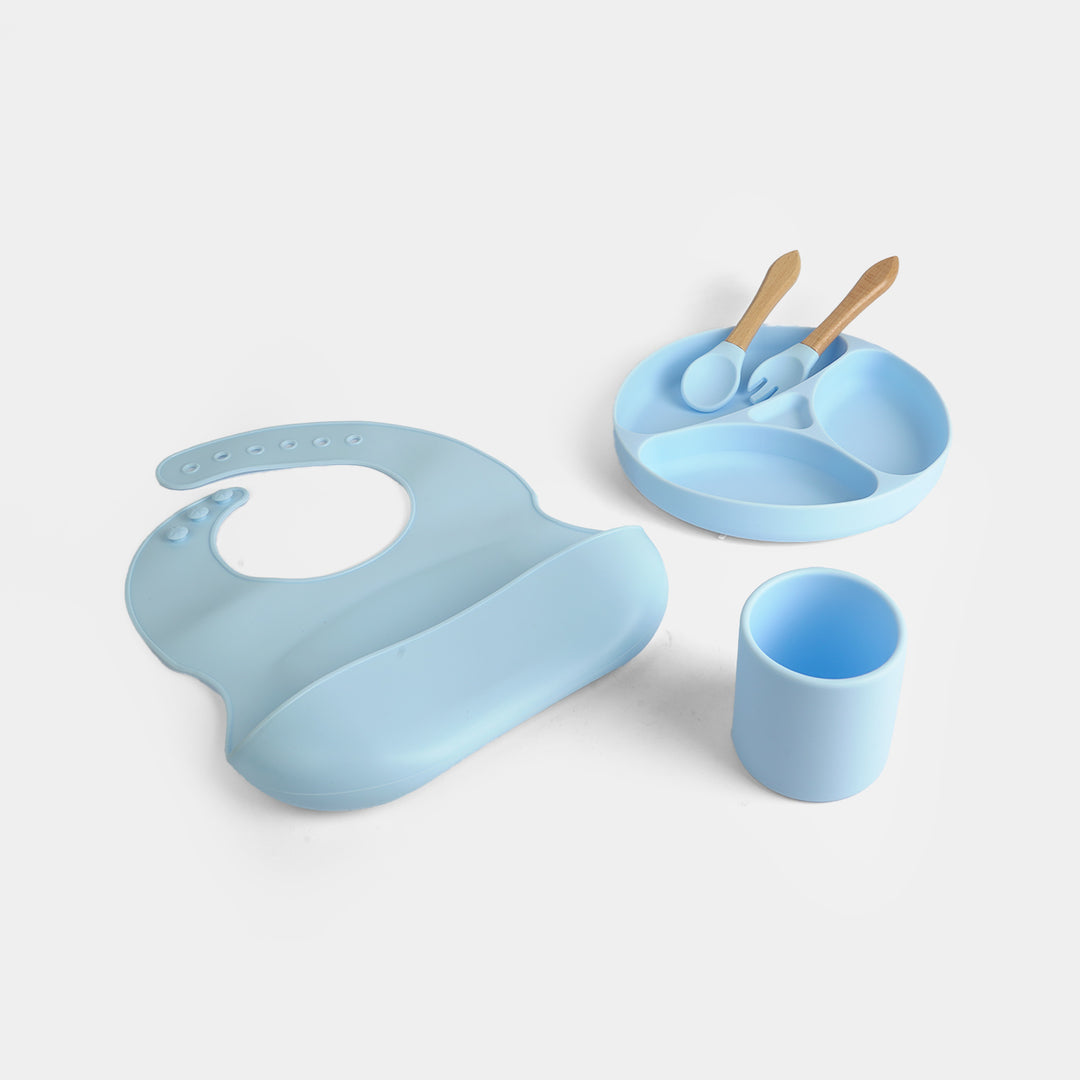 Silicone Baby Self-Feeding Set