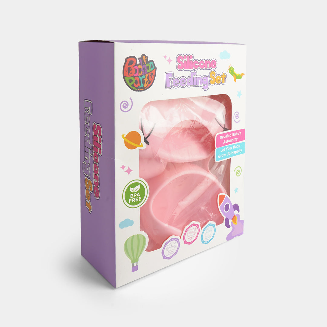 Silicone Baby Self-Feeding Set