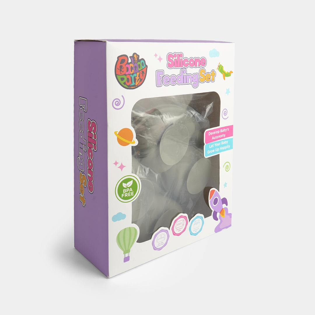 Silicone Baby Self-Feeding Set