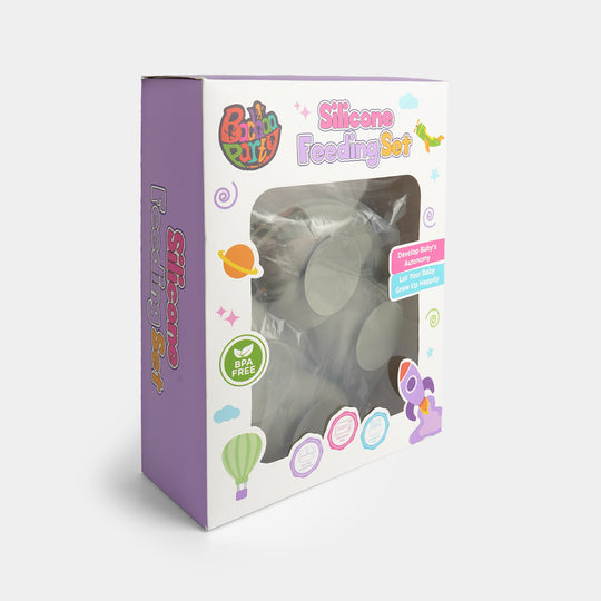 Silicone Baby Self-Feeding Set