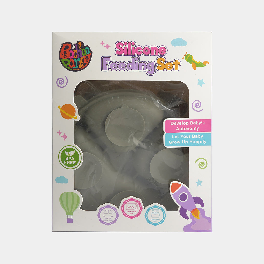 Silicone Baby Self-Feeding Set