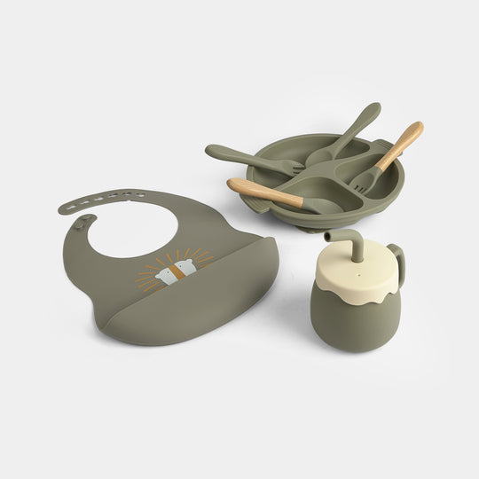 Silicone Baby Self-Feeding Set