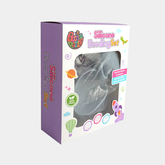 Silicone Baby Self-Feeding Set