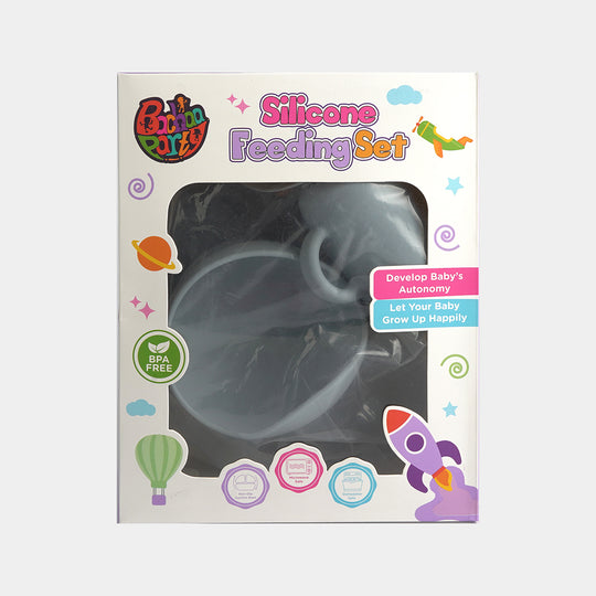 Silicone Baby Self-Feeding Set
