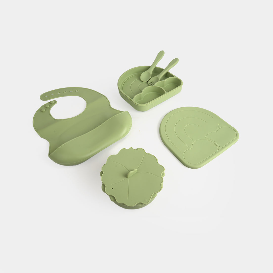Silicone Baby Self-Feeding Set 8PCs