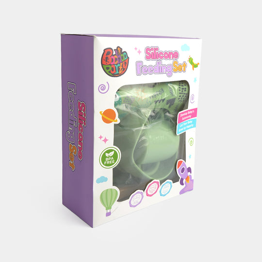 Silicone Baby Self-Feeding Set