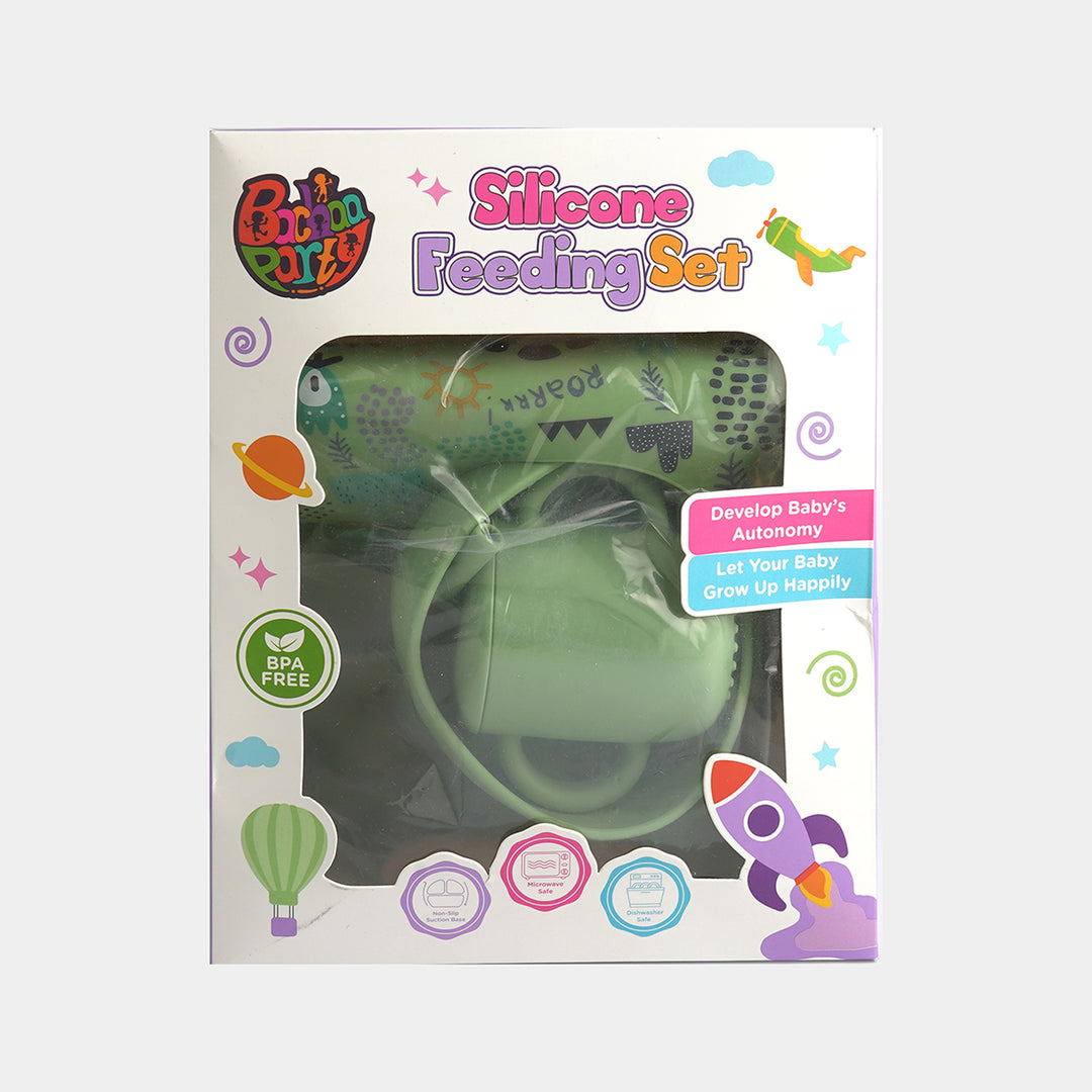 Silicone Baby Self-Feeding Set