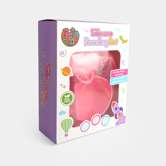 Silicone Baby Self-Feeding Set