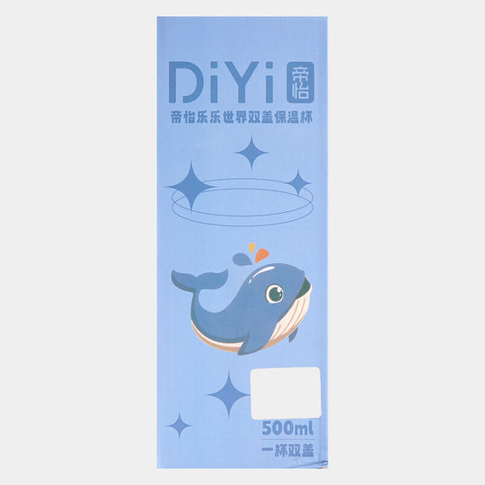 Collapsible Silicone Water Bottle for Kids | 500ml