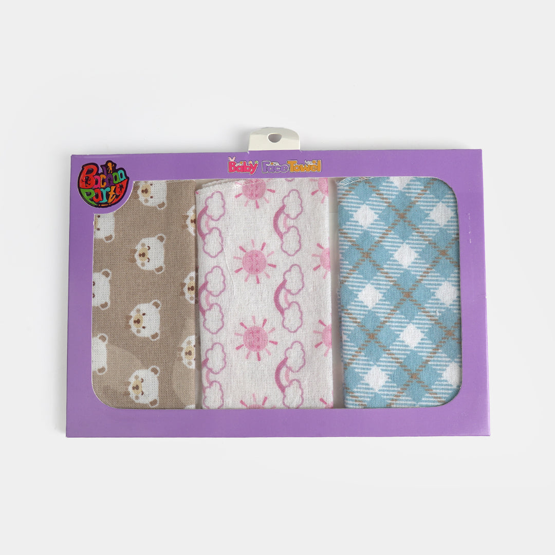 Cotton Face Towel | Pack Of 3