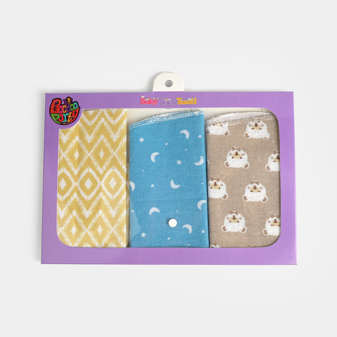 Cotton Face Towel | Pack Of 3