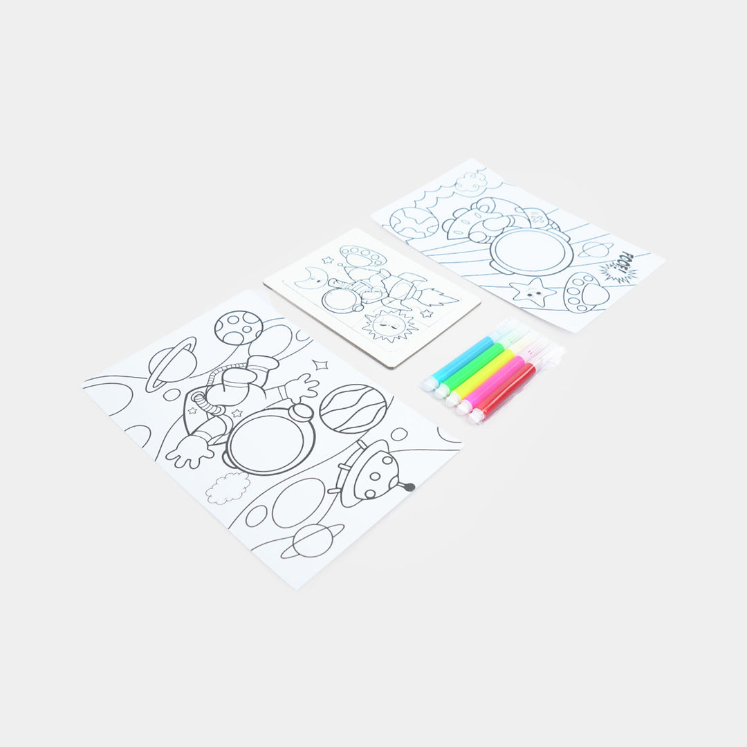 DIY Coloring &amp; Craft Activity Kit