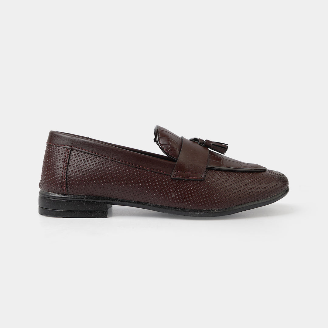Boys Formal Shoes MF03-BROWN