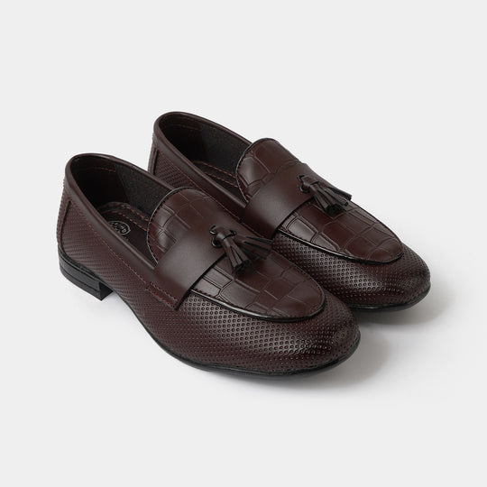 Boys Formal Shoes MF03-BROWN