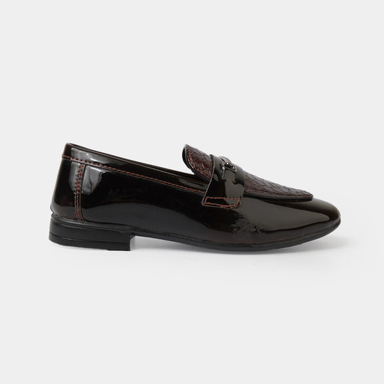 Boys Formal Shoes MF05-BROWN