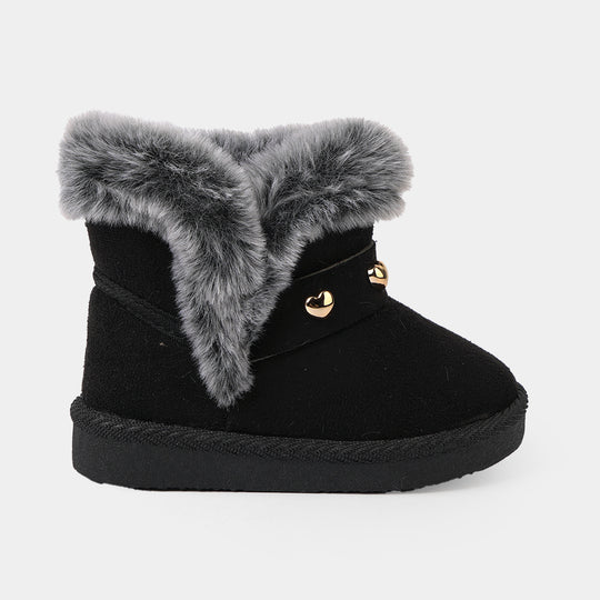 Girls Boots LIN-2-BLACK