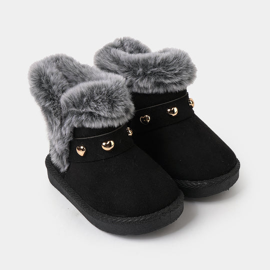 Girls Boots LIN-2-BLACK