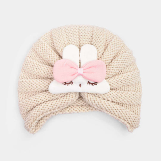 Woolen Baby Turban Cap/Hat