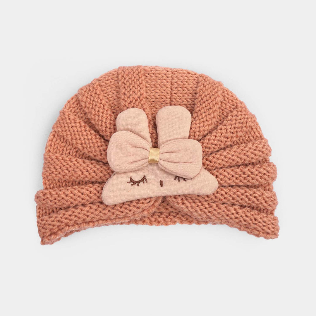 Woolen Baby Turban Cap/Hat