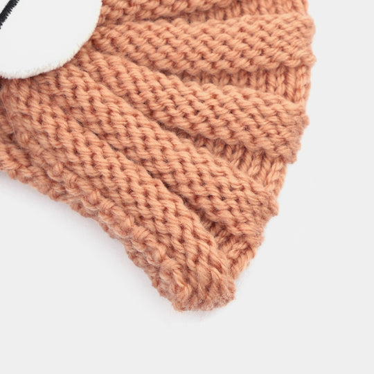 Woolen Baby Turban Cap/Hat