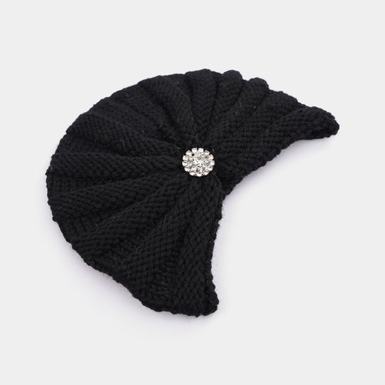 Woolen Baby Turban Cap/Hat
