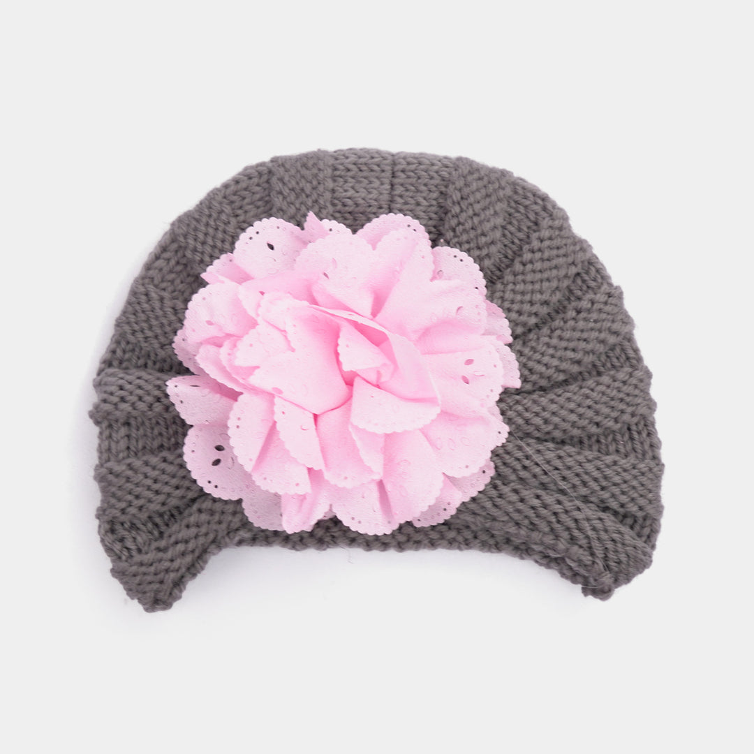 Woolen Baby Turban Cap/Hat
