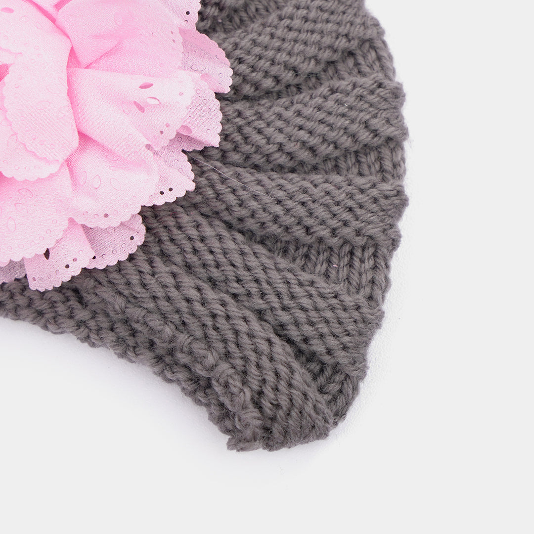 Woolen Baby Turban Cap/Hat