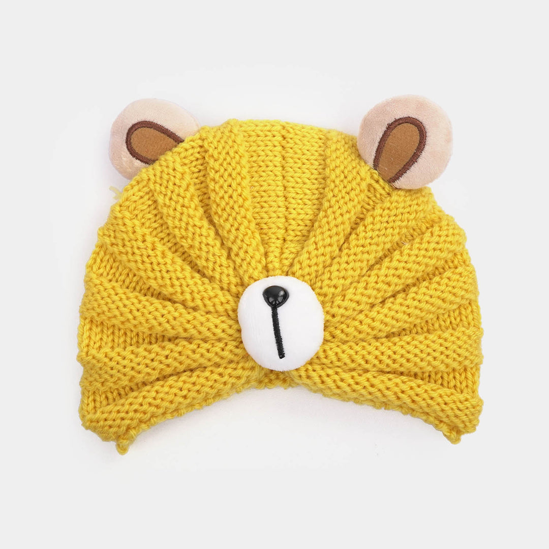 Woolen Baby Turban Cap/Hat