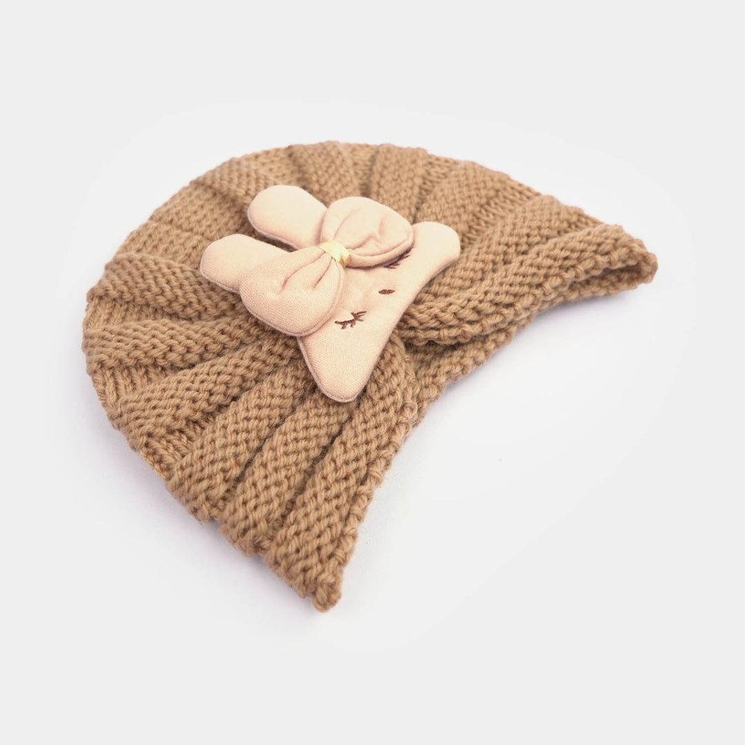 Woolen Baby Turban Cap/Hat
