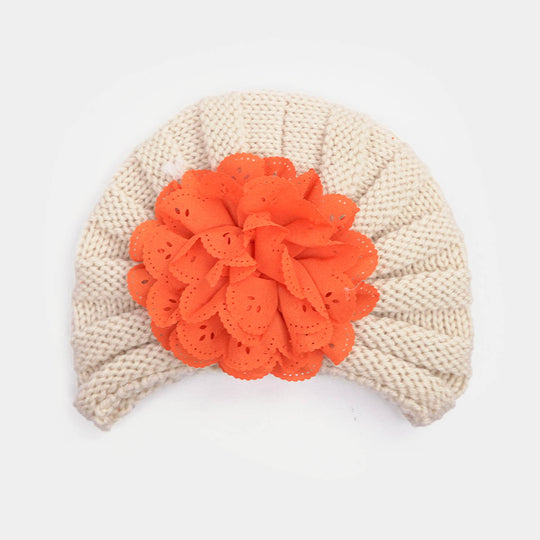 Woolen Baby Turban Cap/Hat