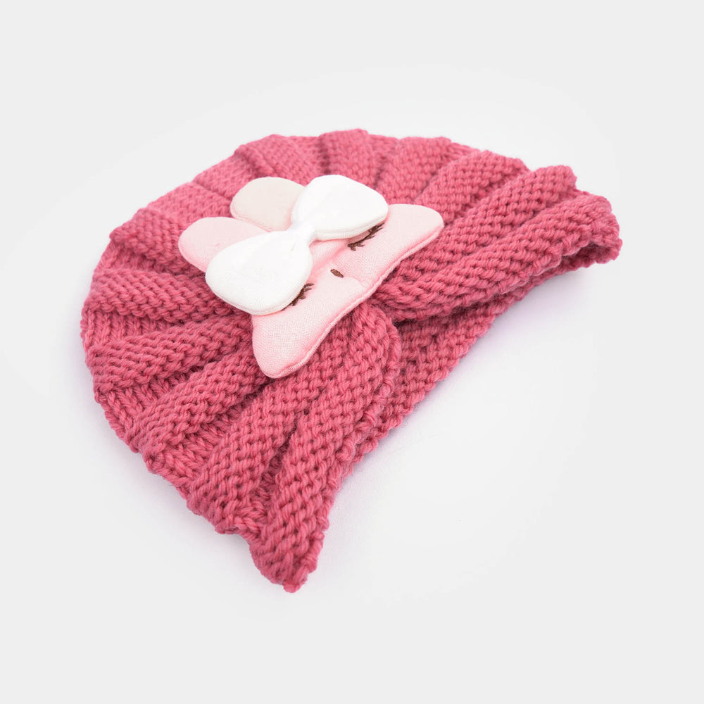Woolen Baby Turban Cap/Hat