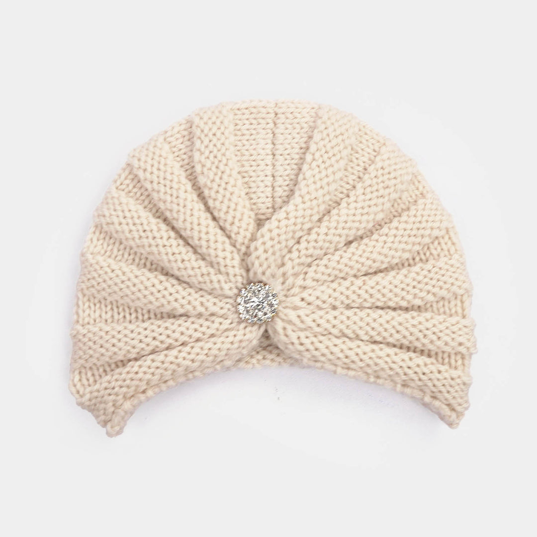 Woolen Baby Turban Cap/Hat