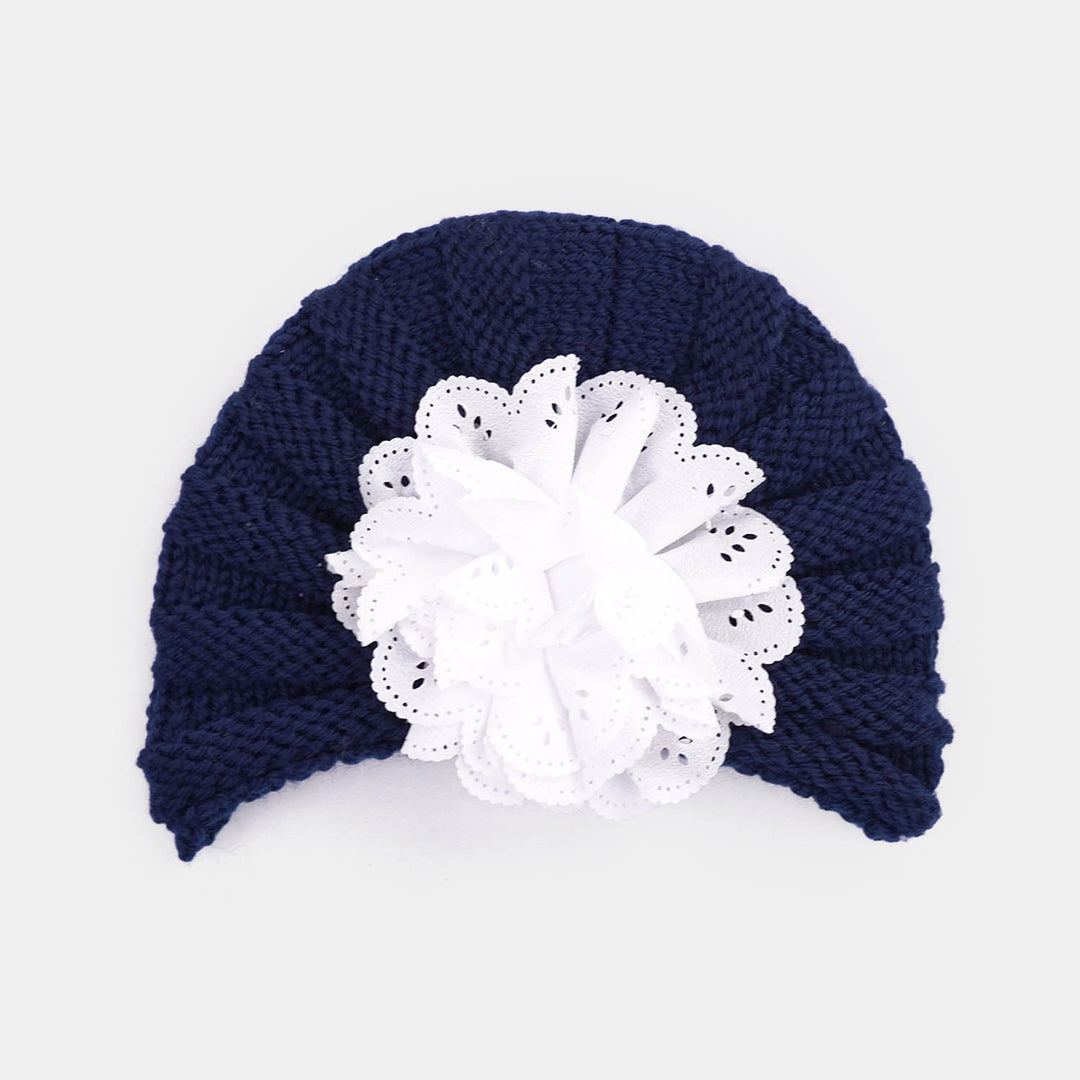 Woolen Baby Turban Cap/Hat